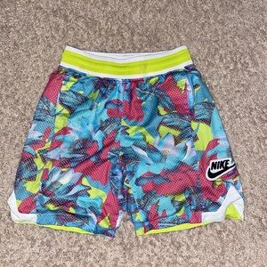 Nike floral mesh gym shorts